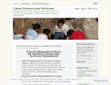 Tablet Screenshot of greenschoolyardnetwork.org